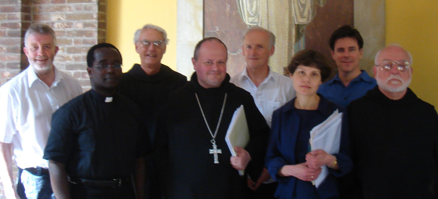 Participants in the first colloquium, Sant'Anselmo, Rome