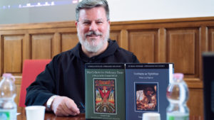 Daniel McCarthy with both books presented