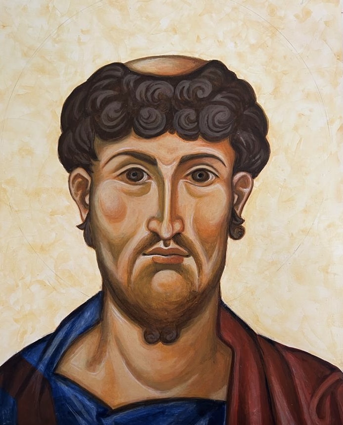 Icon of St Luke by Maxina Studnik